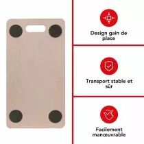 TRANSPORTEUR DE MEUBLES - 560 x 300 MM - CHARGE MAX. 150 KG