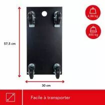 TRANSPORTEUR DE MEUBLES - 575 x 300 mm - CHARGE MAX. 400 kg