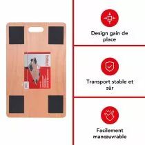 TRANSPORTEUR DE MEUBLES - 650 x 400 mm - CHARGE MAX. 400 kg