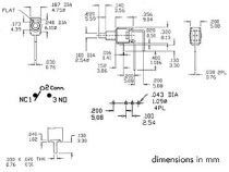 Ts-22b interrupteur subminiature 90 on-mom (TS-22B)