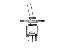 Ts-4a inverseur subminiature 1p on-off-on (TS-4A)