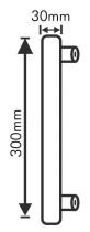 Tube latéral LED 3W S14S 2700K 270lm  (997005)