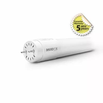 TUBE LED T8 1200MM 12W 4000K 85-265V LN STARTER 5ANS (X10) (100533)