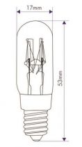 TUBE SIGNAL.17X53 15W 230V E14 CL