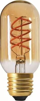 Tube T45 Filament LED TWISTED 110mm 4W E27 2000K 200Lm Dimmable Ambr�e (716629)