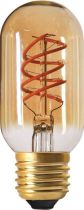 Tube T45 Filament LED TWISTED 110mm 4W E27 2000K 200Lm Dimmable Ambrée (716629)