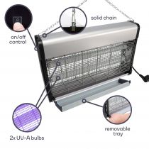Tue-Insectes Électrique - 2 X 15 W (GIK09N1)