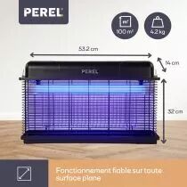 Tue-insectes &eacute;lectrique - 2 x 15w - usage ext&eacute;rieur (GIK11)