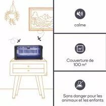 Tue-Insectes &Eacute;lectrique 360&deg; - 2 X 15 W (GIK09ON)