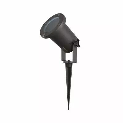 TULIPE PROJECTEUR PIQUET 1 X GU10 NOIR IP65 (70284)
