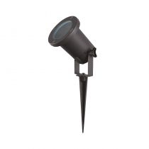 TULIPE PROJECTEUR PIQUET 1 X GU10 NOIR IP65 (70284)