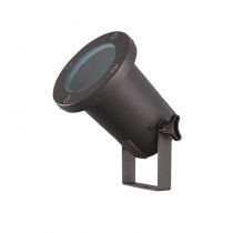 TULIPE PROJECTEUR PIQUET 12V 1 X GU5.3 NOIR IP65 (70285)