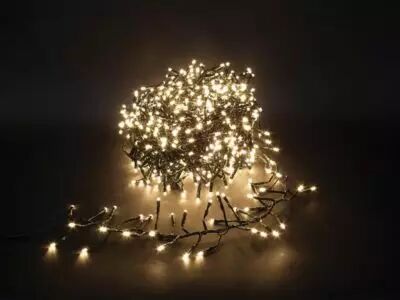 Twistlight LED - 12 m - 1020 lampes blanc chaud - fil noir - 31V (TWL-LED-12-1020-31V-UW)
