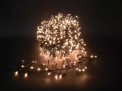 Twistlight LED - 18 m - 1530 lampes blanches arizona - fil noir - 31V (TWL-LED-18-1530-31V-AW)