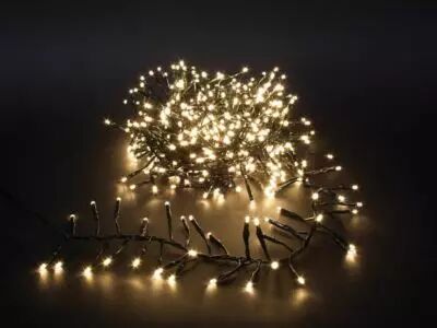 Twistlight LED - 6 m - 510 lampes blanc chaud - fil noir - 31V (TWL-LED-6-510-31V-UW)