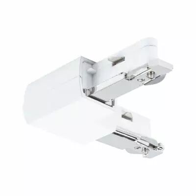 URail Connecteur Pi�ce en L 62x62mm max. 1.000W Blanc de s�curit�