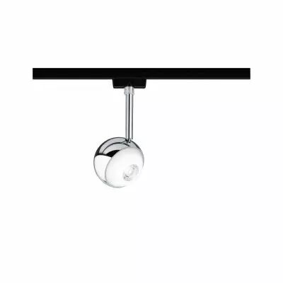 URail Spot Capsule II 6W 4000K Noir d�p/Chrome 230V m�tal/Syn gradable (96805)