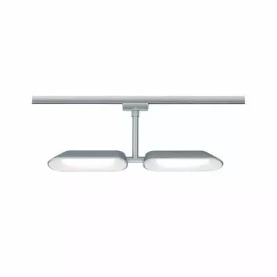 URail Spot LED Dipper 2x8W Chrome mat / Blanc gradable (95469 )