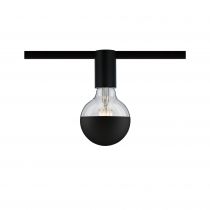 URail Spot plafond Socket Noir max. 1x20W E27 gradable sans ampoules (94975)