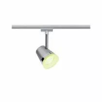 URail Spot sur rail Cone avec illuminant RGBW GU10 350lm max. 20W RGBW 230V Chrome mat (95525)