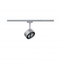 URail Spot sur rail LED Aldan Spot individuel 500lm 8W White Switch  230V Chrome mat