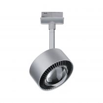 URail Spot sur rail LED Aldan Spot individuel 500lm 8W White Switch  230V Chrome mat