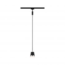 URail Suspension Cone GU10  max. 10W  gradable 230V Noir mat