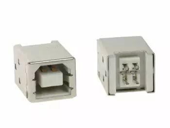 Usb b femelle, simple connecteur 180�, pour ci (CC089B)