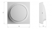Va-et-vient 10AX blanc monobloc de la collection Neo de Fontini (28308052)