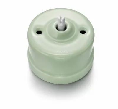 Va-et-vient en porcelaine sans passe-c�ble Vert ille de la collection Garby de Fontini (30308861)