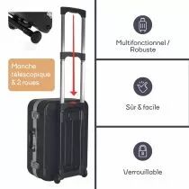 Valise &agrave; outils abs 455 x 335 x 190mm (1819-T1)