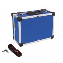 Valise aluminium 330 x 230 x 150mm - bleu (1821-BL)