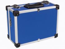 Valise aluminium 330 x 230 x 150mm - bleu (1821-BL)