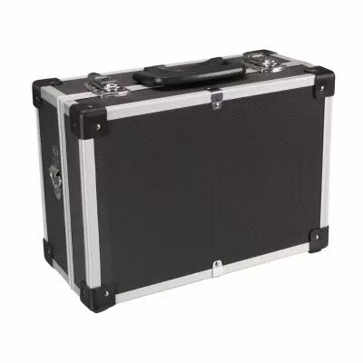 Valise aluminium 330 x 230 x 150mm - noir (1821-N)