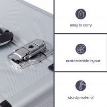 Valise aluminium 360 x 220 x 250mm (1819-2)