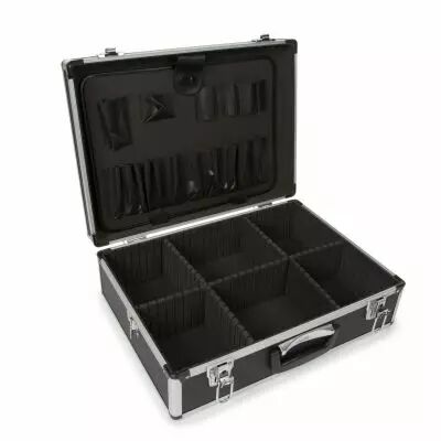 Valise aluminium 455 x 330 x 152mm noir (1819-1)