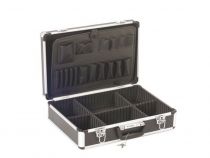Valise aluminium 455 x 330 x 152mm noir (1819-1)