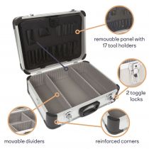 Valise aluminium 455 x 330 x 165mm (1819-3)