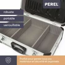 Valise aluminium 455 x 330 x 165mm (1819-3)