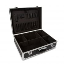 Valise avec bords en aluminium 455 x 330 x 152mm noir (1819-N)