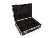Valise avec bords en aluminium 455 x 330 x 152mm noir (1819-N)