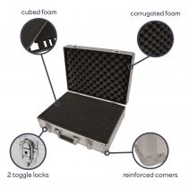 Valise en aluminium 455 x 330 x 152mm (1819-42A)