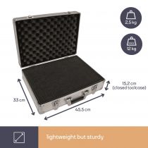 Valise en aluminium 455 x 330 x 152mm (1819-42A)