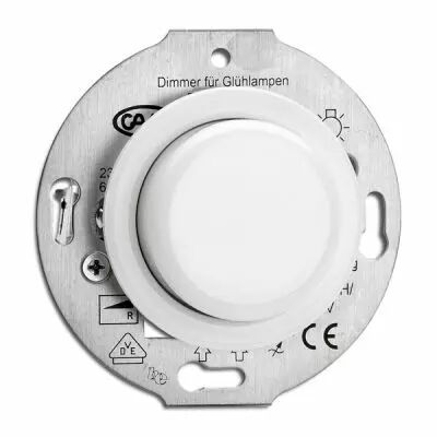 Variateur � pression LED porcelaine blanc 7-110 w (100270)