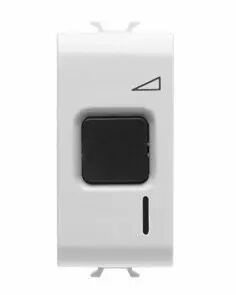 Variateur electrique � bouton poussoir pour ventilateur - 230v ac 50/60hz - 55-80va - 1 module - blanc - chorus