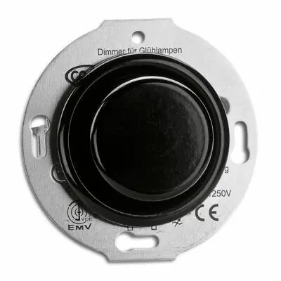 Variateur LED 7-110 W Bakelite noire (100274)