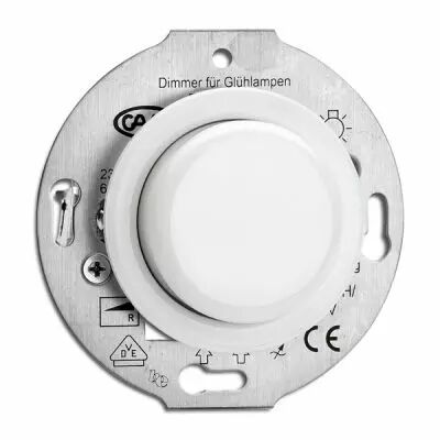 Variateur par pression porcelaine Pour lampes halog�nes avec transformateur �lectronique et lampes � incandescence 20�315 W (173