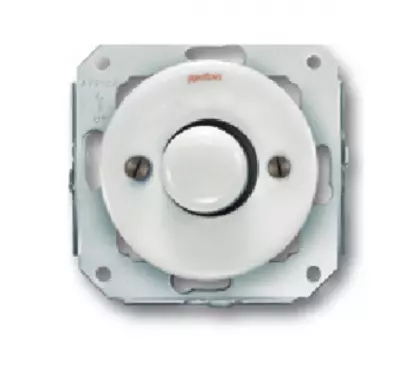 Variateur universel (Led, halog�nes,...) en porcelaine blanche de la collection Garby Colonial de Fontini (31330172)