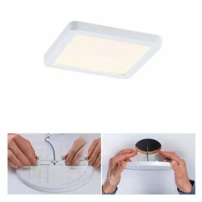 VariFit Panneau encastr� LED Areo IP44 carr� 118x118mm 850lm 3000K Blanc (93039)