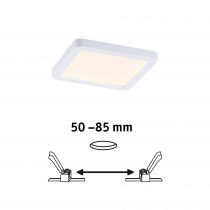 VariFit Panneau encastré LED Areo IP44 carré 118x118mm 850lm 3000K Blanc (93039)